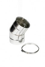 EW RVS bocht 30 gr. 200 diam.
