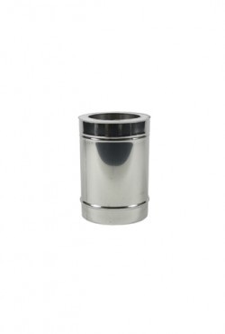 RVS schoorsteen 330mm lang 175diam
