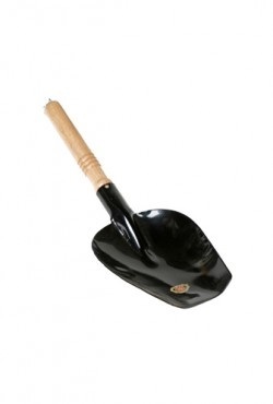  met een houten handvat
