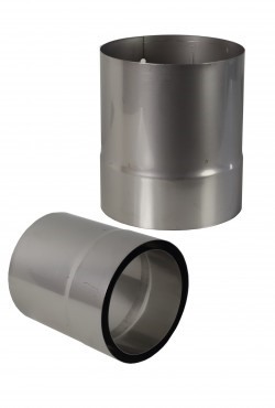 enkelwandig aansluitpijp 150mm lang