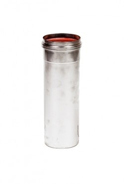 Enkelwandig RVS pelletafvoer pijp 80mm paspijp